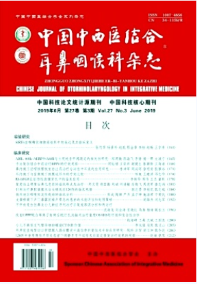 中国中西医结合耳鼻咽喉科杂志	